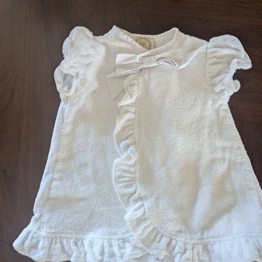 White Baby Dress with Bow